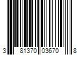 Barcode Image for UPC code 381370036708