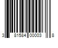 Barcode Image for UPC code 381584000038