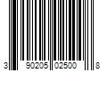 Barcode Image for UPC code 390205025008