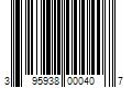 Barcode Image for UPC code 395938000407