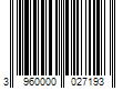 Barcode Image for UPC code 3960000027193