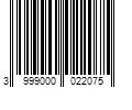 Barcode Image for UPC code 3999000022075