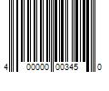 Barcode Image for UPC code 400000003450