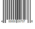 Barcode Image for UPC code 400000007076