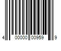 Barcode Image for UPC code 400000009599