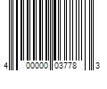 Barcode Image for UPC code 400000037783