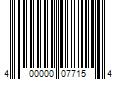 Barcode Image for UPC code 400000077154