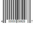 Barcode Image for UPC code 400000089287