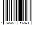 Barcode Image for UPC code 4000001542024