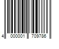 Barcode Image for UPC code 4000001709786