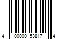 Barcode Image for UPC code 400000538174