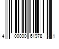 Barcode Image for UPC code 400000619781