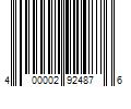 Barcode Image for UPC code 400002924876