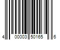 Barcode Image for UPC code 400003501656