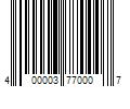 Barcode Image for UPC code 400003770007. Product Name: 