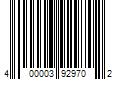 Barcode Image for UPC code 400003929702