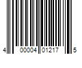 Barcode Image for UPC code 400004012175