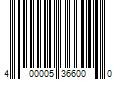 Barcode Image for UPC code 400005366000