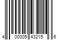 Barcode Image for UPC code 400005432156