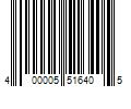 Barcode Image for UPC code 400005516405