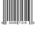 Barcode Image for UPC code 400005713156