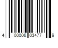 Barcode Image for UPC code 400006034779