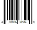 Barcode Image for UPC code 400006985040