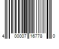 Barcode Image for UPC code 400007167780