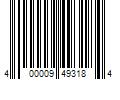 Barcode Image for UPC code 400009493184