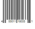 Barcode Image for UPC code 400011180331