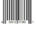 Barcode Image for UPC code 400012073601