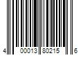 Barcode Image for UPC code 400013802156