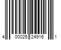 Barcode Image for UPC code 400025249161