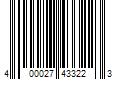 Barcode Image for UPC code 400027433223