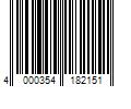 Barcode Image for UPC code 4000354182151