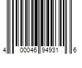 Barcode Image for UPC code 400046949316