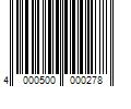 Barcode Image for UPC code 40005000002724