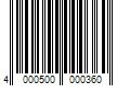 Barcode Image for UPC code 40005000003622