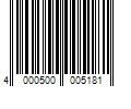 Barcode Image for UPC code 40005000051821