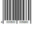 Barcode Image for UPC code 40005000058615