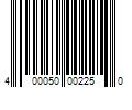 Barcode Image for UPC code 400050002250