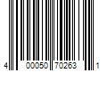 Barcode Image for UPC code 400050702631