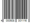 Barcode Image for UPC code 4000508001116