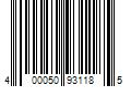 Barcode Image for UPC code 400050931185