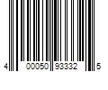 Barcode Image for UPC code 400050933325