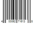 Barcode Image for UPC code 400062716138