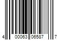 Barcode Image for UPC code 400063065877