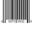 Barcode Image for UPC code 400070000229. Product Name: Fein 5/8 In Welding Plate For Versamag