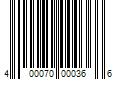 Barcode Image for UPC code 400070000366