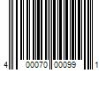 Barcode Image for UPC code 400070000991